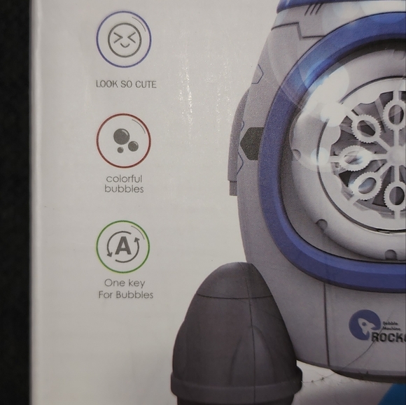 Bubbles Machine for Kids Toddlers Age3-5 Years Old Birthday Easter Gift - Picture 4 of 11